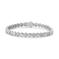 3.11 CTW Lab-Grown Diamond Tennis Bracelet in S925 Silver