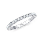 Elegant D Color VVS1 Moissanite Eternity Band Ring