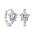 Celestial Star HPHT Lab-Grown Diamond Earrings in S925 Silver