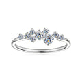 D Color VVS1 Moissanite Starry Sky Eternity Ring