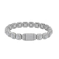 Bold 6.5mm D Color VVS1 Moissanite Hip-Hop Tennis Bracelet