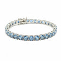 5mm Vibrant Colored Moissanite Tennis Bracelet