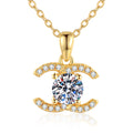 Elegant D Color VVS1 Moissanite Solitaire Pendant Necklace