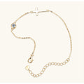 D Color VVS1 Moissanite Cross Charm Bracelet in S925 Sterling Silver