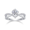 1.0ct IGI Certified Lab-Grown Diamond Pavé Accent Ring