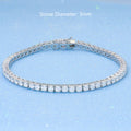 D Color VVS1 Moissanite Classic Tennis Bracelet